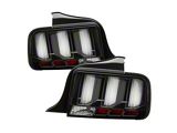 Spyder Auto 05-09 Ford Mustang White Light Bar LED Tail Lights - 5086693