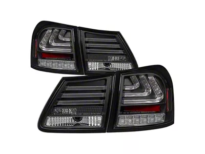 Spyder Auto 07-11 Lexus GS 350 LED Tail Lights Black ALT-YD-LGS06-LED-BK - 5082596