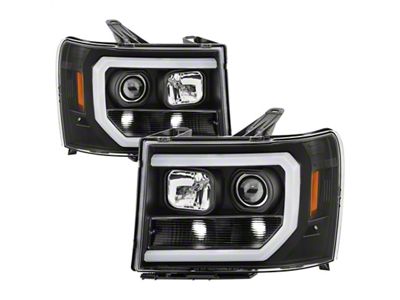 Spyder Auto 07-13 GMC Sierra 1500-3500 Ver 2 Proj Headlights - 5086037
