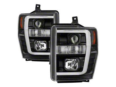 Spyder Auto 08-10 Ford F-250 Projector Headlights V2 - Light Bar - 5084477