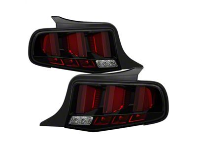 Spyder Auto 10-12 Ford Mustang Red Light Bar LED Sequential Tail - 5085092