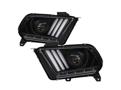 Spyder Auto 13-14 Ford Mustang HID Only Projector Headlights w/Turn Signals - 5085559