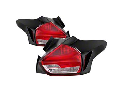 Spyder Auto 15-17 Ford Focus Hatch LED Tail Lights w/Indicator/Reverse - 5085726