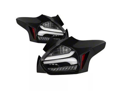 Spyder Auto 15-17 Ford Focus Hatchback LED Tail Lights w/Indicator/Reverse - 5085719