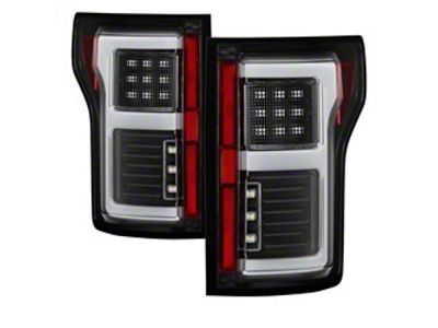 Spyder Auto 15-18 Ford F-150 Light Bar LED Tail Lights w/Blind - 5085313