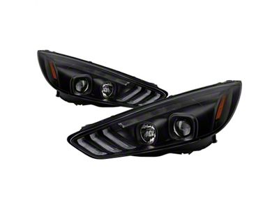 Spyder Auto 15-18 Ford Focus Projector Headlights - Seq Turn Light - 5086105