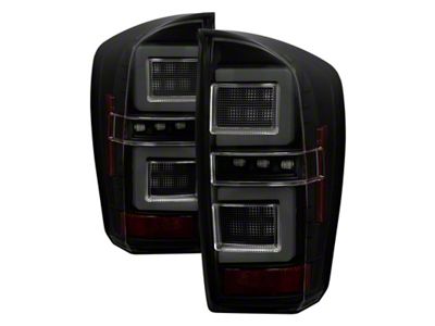 Spyder Auto 16-17 Toyota Tacoma LED Tail Lights - Black Smoke - 5085740