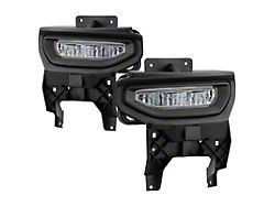 OEM Style Full LED Fog Lights; Clear (16-18 GMC Sierra 1500)
