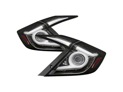 Spyder Auto 16-19 Honda Civic 4 Door Light Bar LED Tail - 5086051