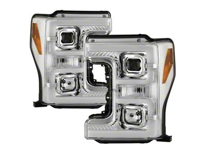 Spyder Auto 17-18 Ford F250/F350/F450 Halogen Model Only -White Light Bar- 5087843