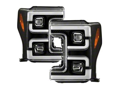 Spyder Auto 17-18 Ford F250/F350/F450 Halogen Model Only -White Light Bar- 5087850