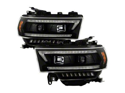 Spyder Auto 19-22 Dodge Ram 2500 Halogen Only Projector Headlights - 5088611