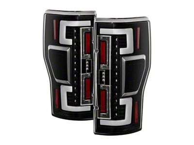Spyder Auto 20-21 Ford F250 Superduty LED Tail Lights - Black - 5088659