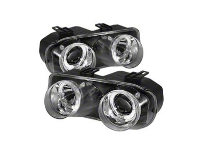Spyder Auto Acura Integra 94-97 Projector Headlights LED Halo -Chrome High - 5008688