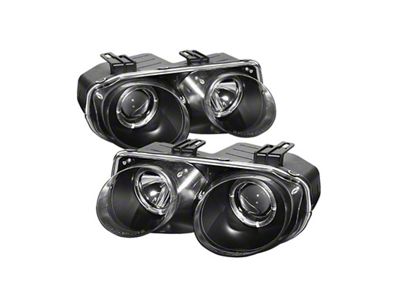 Spyder Auto Acura Integra 98-01 Projector Headlights LED Halo -Black High - 5008695