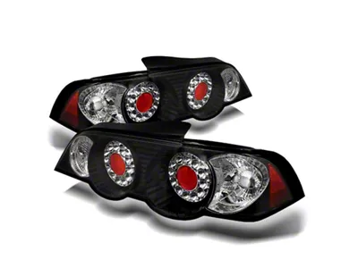 Spyder Auto Acura RSX 02-04 LED Tail Lights Black ALT-YD-ARSX02-LED-BK - 5000361