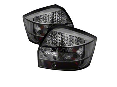 Spyder Auto A4 02-05 LED Tail Lights Smoke ALT-YD-AA402-LED-SM - 5022479