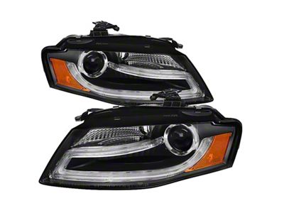 Spyder Auto A4 09-12 Projector Headlights Halogen Model Only - 5081544