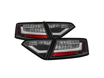 Spyder Auto A5 08-12 LED Tail Lights Black ALT-YD-AA508-LED-BK - 5082275