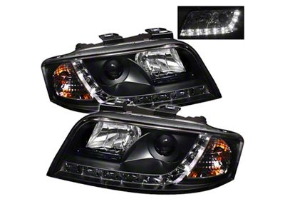 Spyder Auto A6 02-04 Projector Headlights Halogen Model Only - 5008657