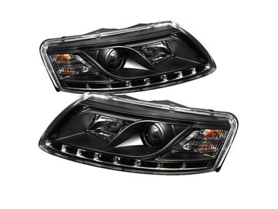 Spyder Auto A6 05-07 Projector Headlights Halogen Model Only - 5029416