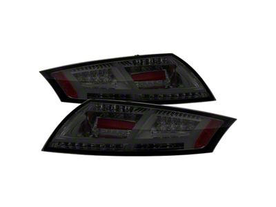 Spyder Auto Audi TT 07-12 LED Tail Lights Smoke ALT-YD-ATT07-LED-SM - 5081681