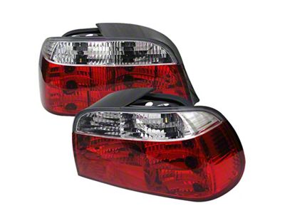 Spyder Auto BMW E38 7-Series 95-01 Crystal Tail Lights Red Clear - 5000651