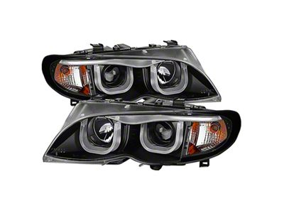 Spyder Auto BMW E46 3-Series 02-05 4DR Projector Headlights 1PC 3D - 5031877