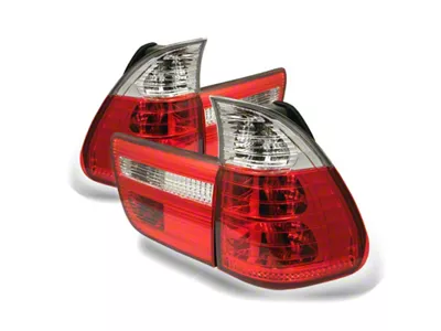 Spyder Auto BMW E53 X5 00-06 4PCS Euro Style Tail Lights- 5000835