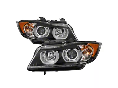 Spyder Auto BMW E90 3-Series 06-08 4DR Headlights - Halogen Model - 5083432