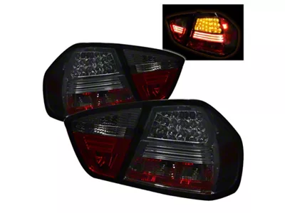 Spyder Auto BMW E90 3-Series 06-08 4Dr LED Tail Lights Smoke - 5000927
