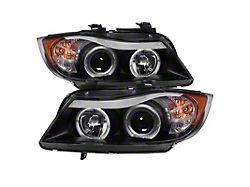 Spyder Auto BMW E90 3-Series 06-08 Projector LED Halo Amber Reflctr - 5009005