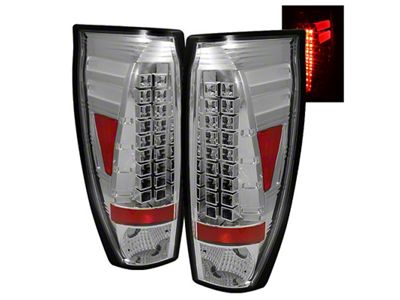 Spyder Auto Chevy Avalanche 02-06 LED Tail Lights Chrome ALT-YD-CAV02-LED-C - 5001078