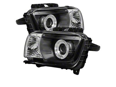 Spyder Auto Chevy Camaro 10-13 Projector Headlights Dual Halo LED Halo - 5034236