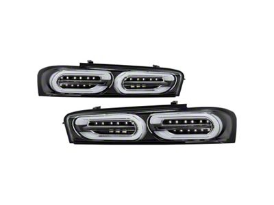 Spyder Auto Chevy Camaro 16-18 Halogen LED Tail Lights Black ALT-YD-CCAM16HAL-SEQ-BK - 5087218