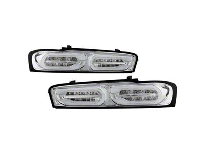 Spyder Auto Chevy Camaro 16-18 Halogen LED Tail Lights Chrome ALT-YD-CCAM16HAL-SEQ-C - 5087225