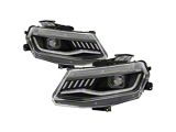 Spyder Auto Chevy Camaro 16-18 HID Model Full LED Headlights Black - 5087355