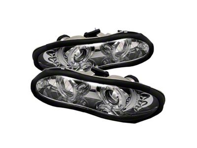 Spyder Auto Chevy Camaro 98-02 Projector Headlights LED Halo LED Chrm - 5009241