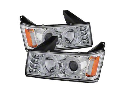 Spyder Auto Chevy Colorado 04-12 Projector Headlights Halogen- LED Halo Chrm - 5074157