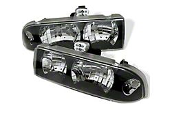 Spyder Auto Chevy S10 98-04/Chevy Blazer 98-05 Crystal Headlights Black HD-YD-CS1098-BK - 5012425
