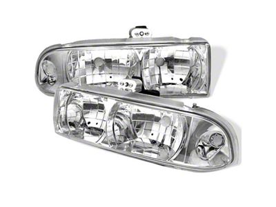 Spyder Auto Chevy S10 98-04/Chevy Blazer 98-05 Crystal Headlights Chrome HD-YD-CS1098-C - 5012432