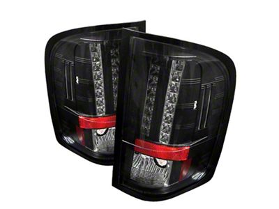 Spyder Auto Chevy Silverado 07-13 LED Tail Lights Blk ALT-YD-CS07-LED-BK - 5001771