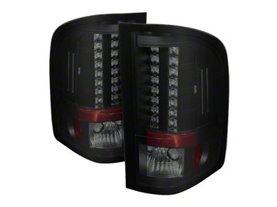Spyder Auto Chevy Silverado 07-13 LED Tail Lights Blk Smke ALT-YD-CS07-LED-BSM - 5078032
