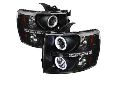 Spyder Auto Chevy Silverado 1500 07-13 Projector Headlights CCFL Halo LED - 5033864