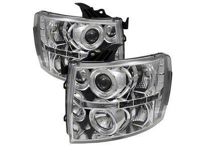 Spyder Auto Chevy Silverado 1500 07-13 Projector Headlights LED Halo LED - 5009500
