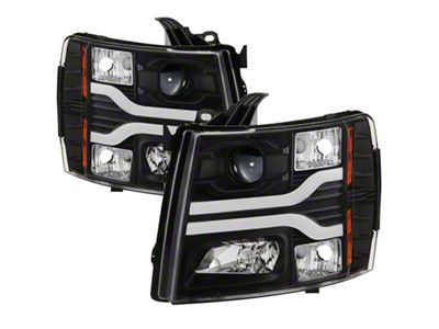 Spyder Auto Chevy Silverado 1500 07-13 Version 3 Projector Headlights - 5083609