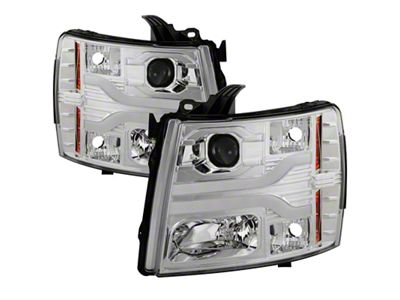 Spyder Auto Chevy Silverado 1500 07-13 Version 3 Projector Headlights - 5083616