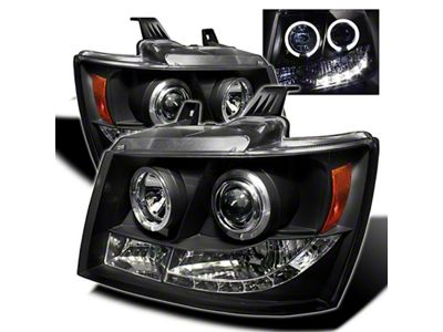 Spyder Auto Chevy Suburban 1500 07-14 Projector Headlights LED Halo LED - 5009647