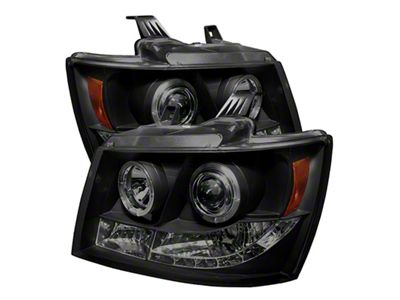 Spyder Auto Chevy Suburban 1500 07-14 Projector Headlights LED Halo LED - 5078346