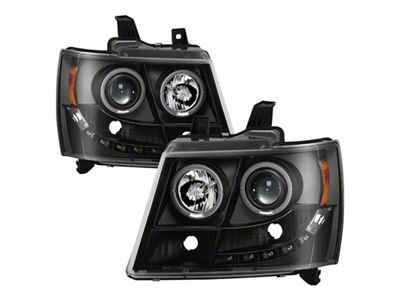 Spyder Auto Chevy Suburban 1500 07-14 Projector Headlights LED Halo LED - 5085979